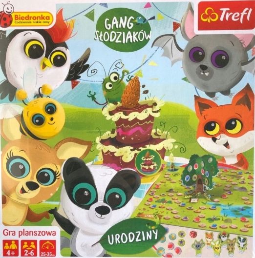 TREFL Gang słodziaków 3D gra planszowa URODZINY