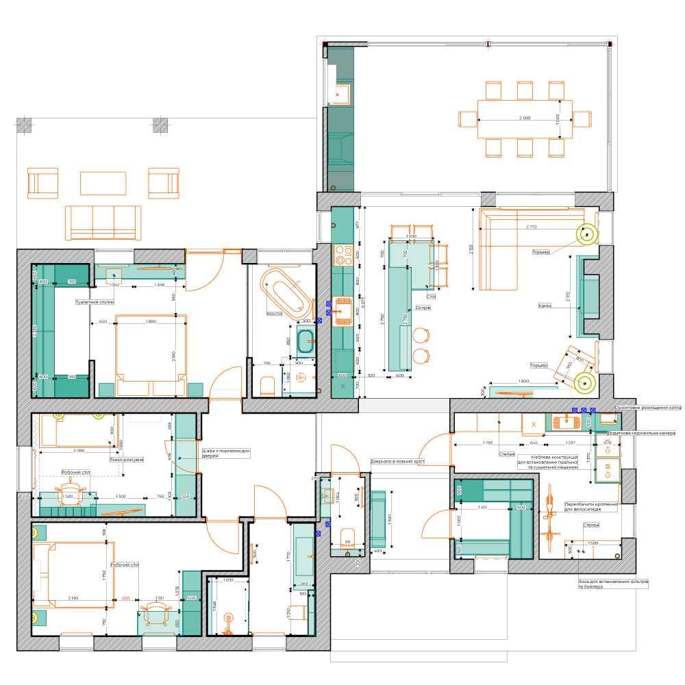 Котедж посеред лісу на території охороняємого ЖК Desna Residence