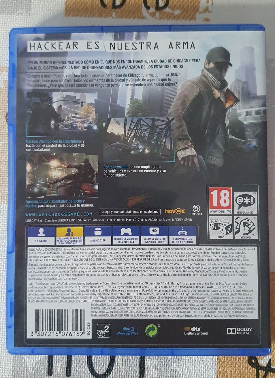 Jogo Watch dogs PS4