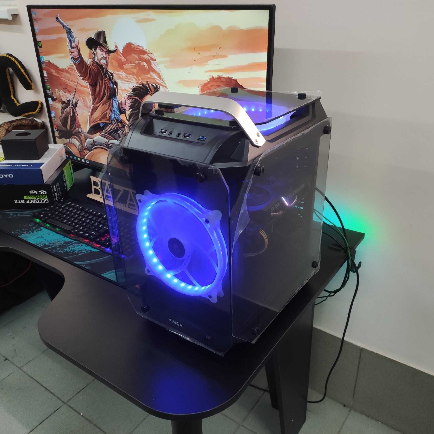 Компютер Новый Ryzen 5 5500, 16GB DDR4, GTX 1660 Super 6GB, SSD 512GB