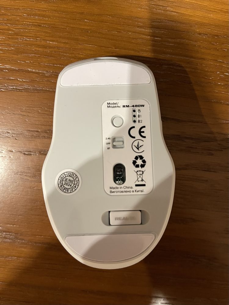 Мишка бездротова real-el bluetooth/2.4 Ггц
