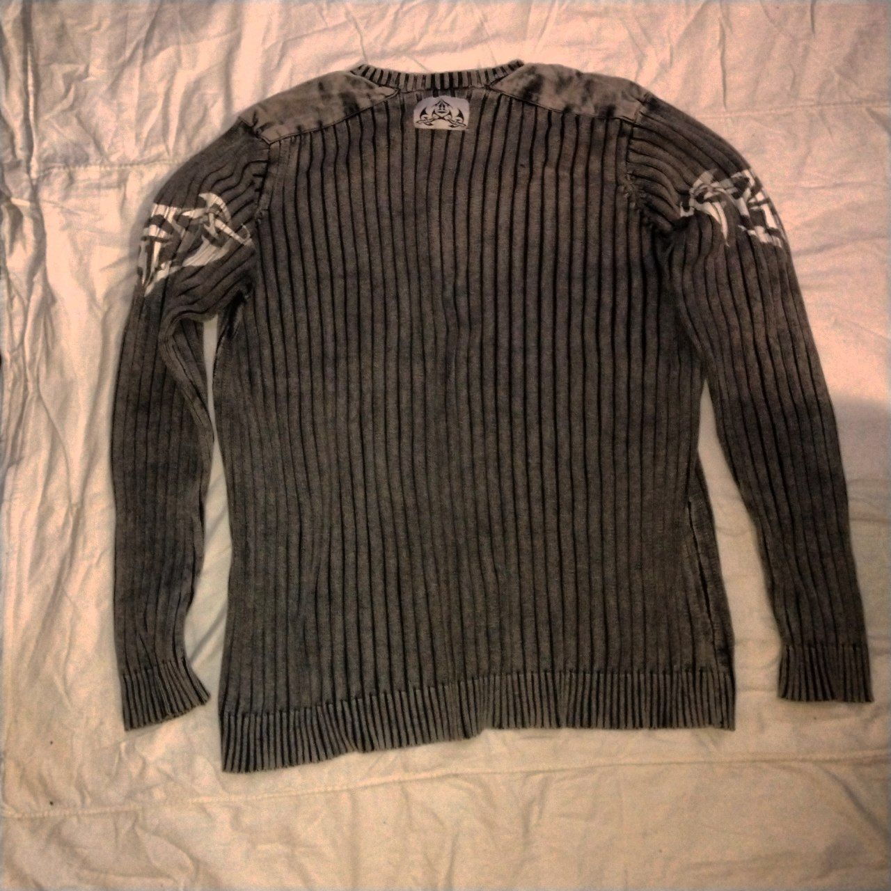 vintage grey sweater. y2k. opium. size 170/176