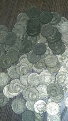 Монеты СССР (100 штук) 15 копеек 1962 год
