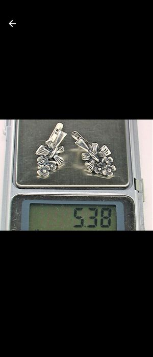 Серебро серьга 925 проба