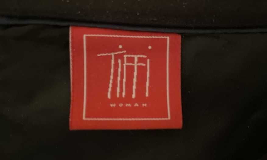 sukienka krótka elegancka TIFFI, XS/S, czarna, koronka
