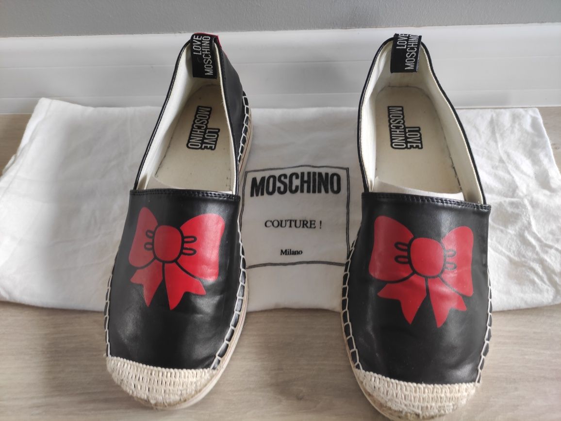 Espadryle Moschino 38 stan idealny