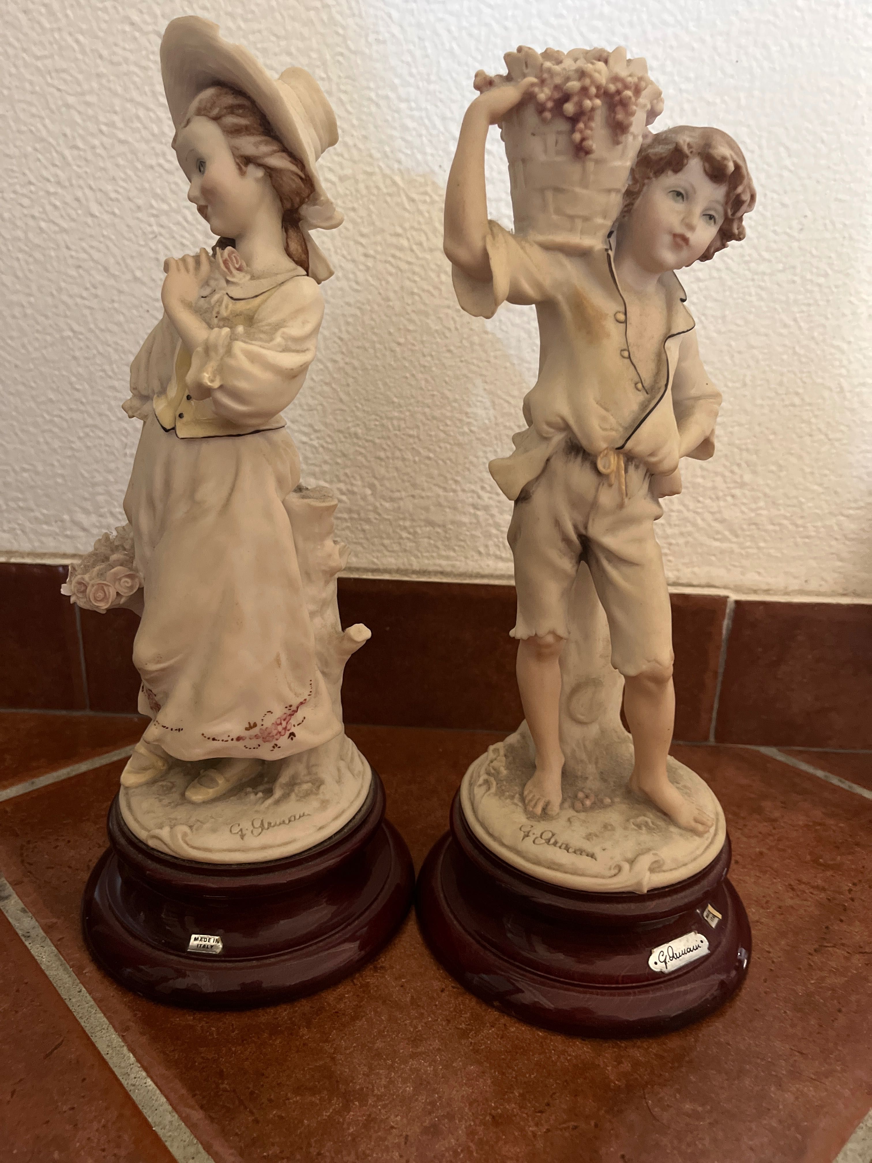 Casal em porcelana de autor