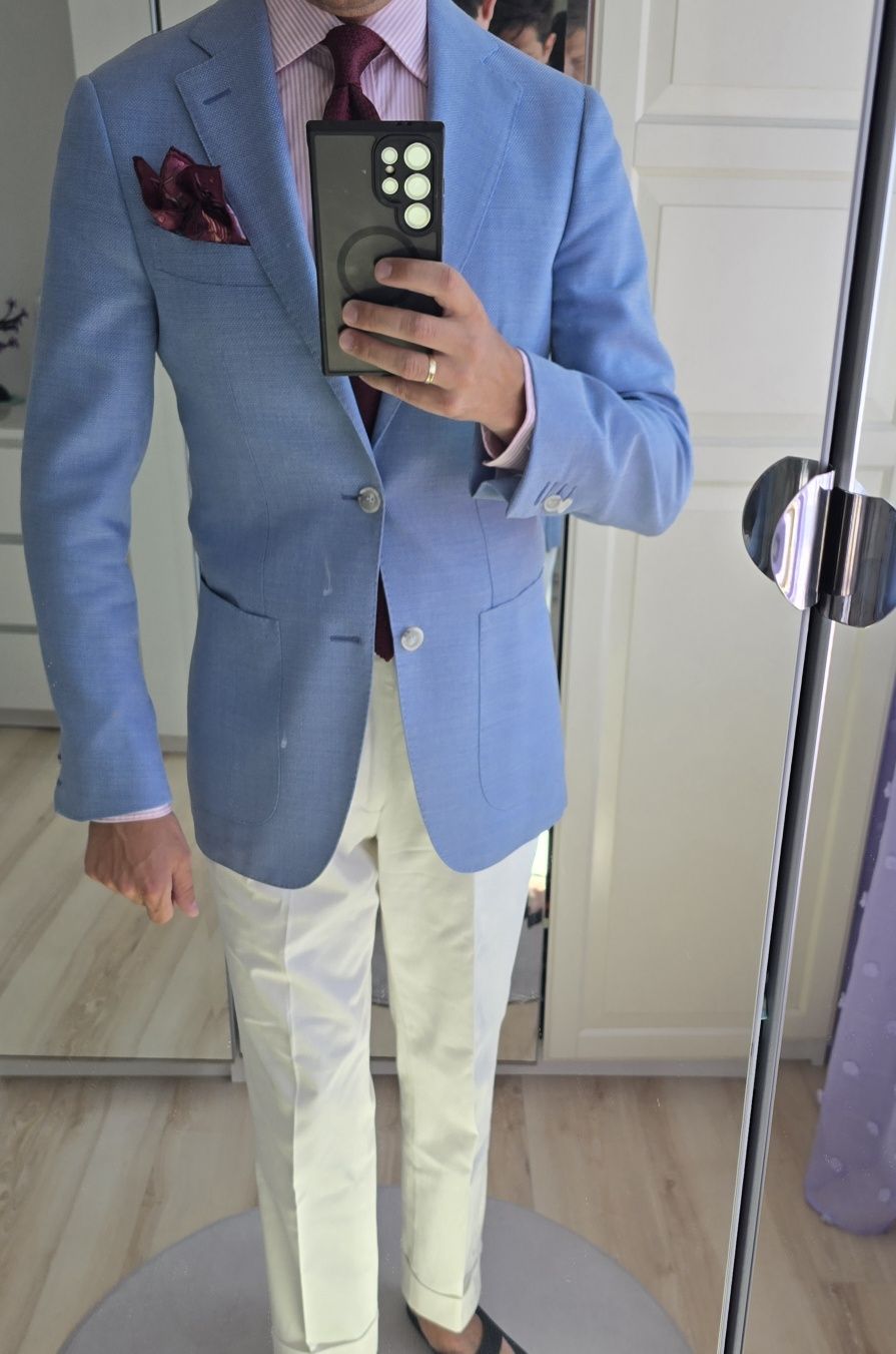 Marynarka Suitsupply r. 44/46 model Havana (100% wełna)