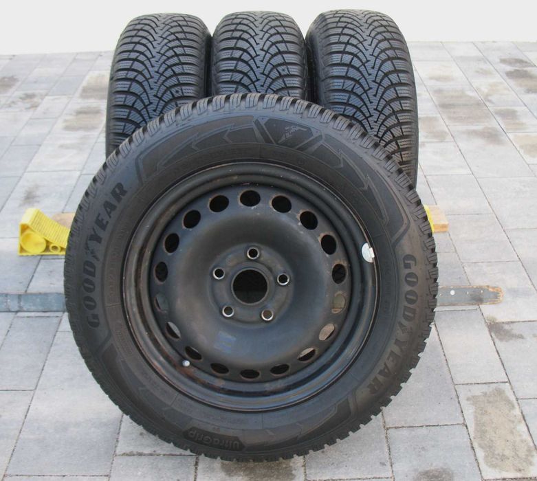 Koła zimowe 5x112 VW Skoda Audi opony 195/65r15 Good Year 9mm 2020r