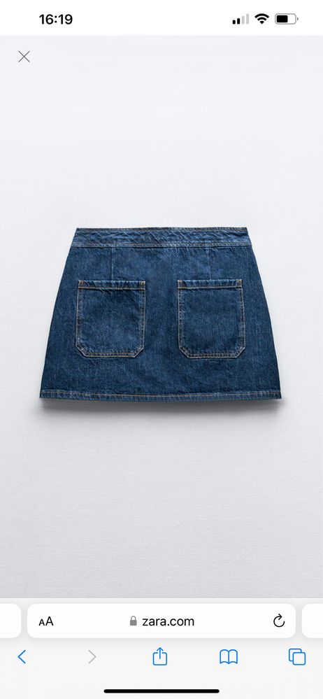 Zara M розмір, спідниця джинсова, нова
