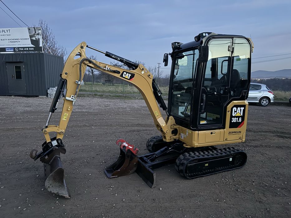 Minikoparka Caterpillar CAT 301.6 301.8 05A z Niemiec tylko 1100mth