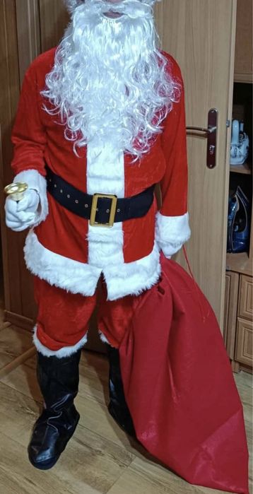 Profesionalny strój świętego mikołaja 13el. mikołaj ubranie