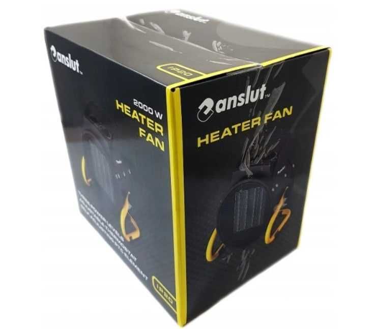 Тепловентилятор Anslut PORTABLE HEATER 2000 Вт теплова пушка