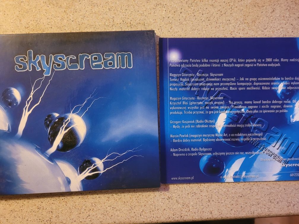 CD Skyscream Debiutancki mini album 2008 Studio Olsztyn