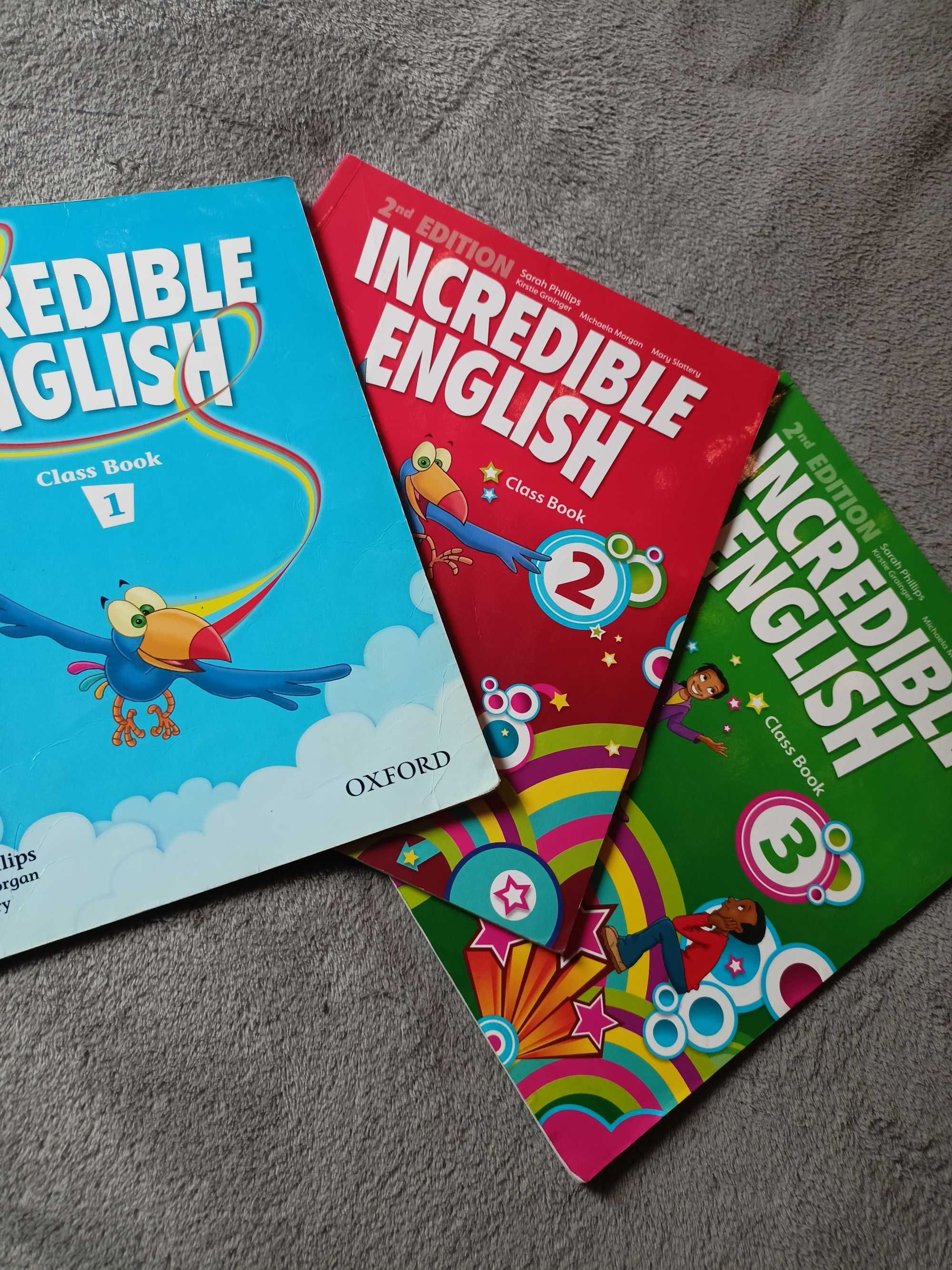 Incredible English 1 2 3 (zestaw 3 książek) class book