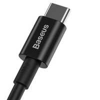 Kabel USB Typ C 100W | Super Szybkie Ładowanie | 1m Czarny