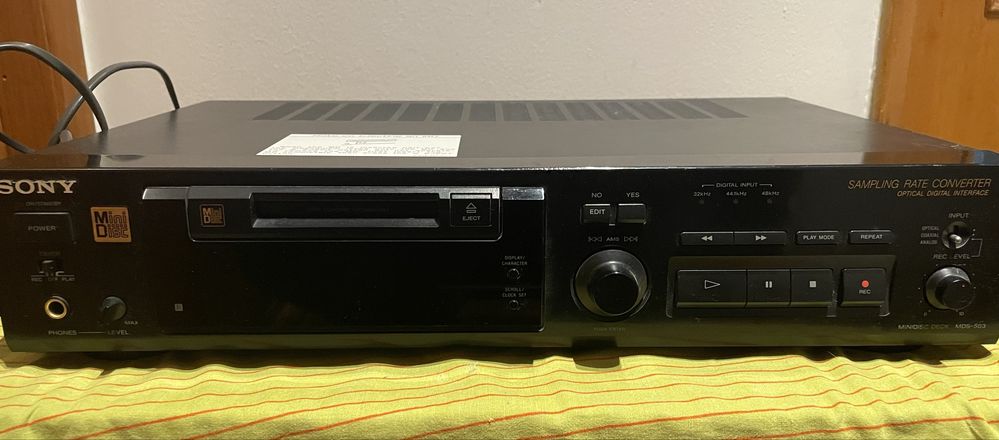 Sony Minidisc deck