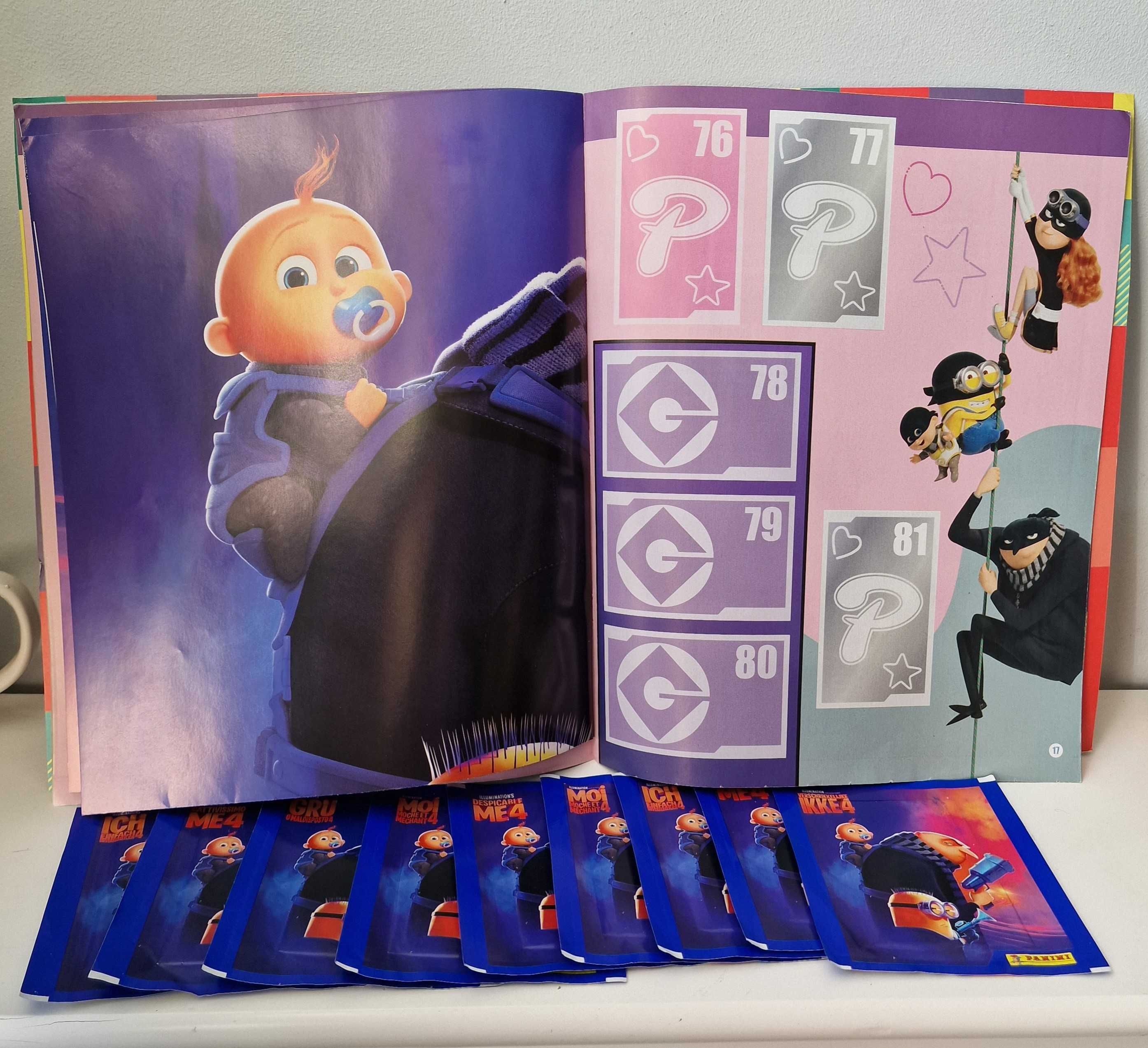 Album + 16 saszetek Minionki Gru Panini Pod Przykrywką Despicable Me 4