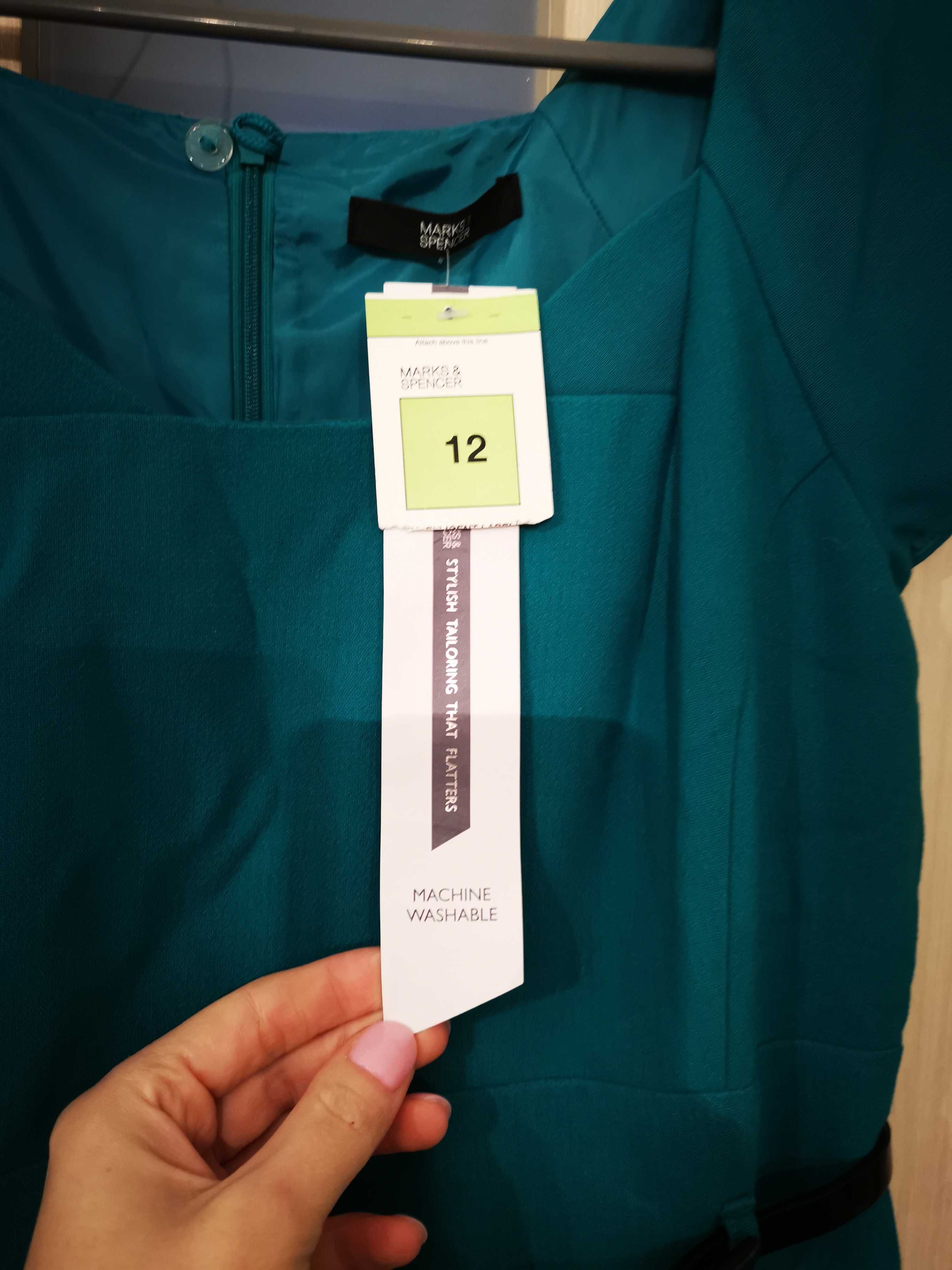 Zielona sukienka Marks & Spencer M&S Marks&Spencer  NOWA r. 40