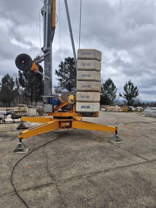 Grua automontante hidraulica