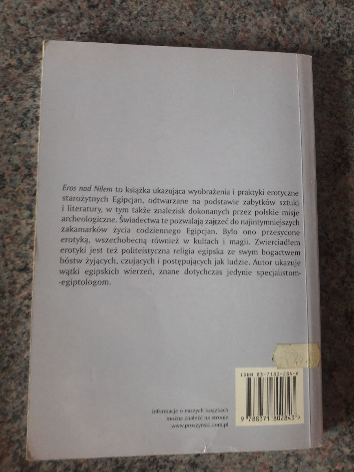 Karol Myśliwiec - Eros nad Nilem