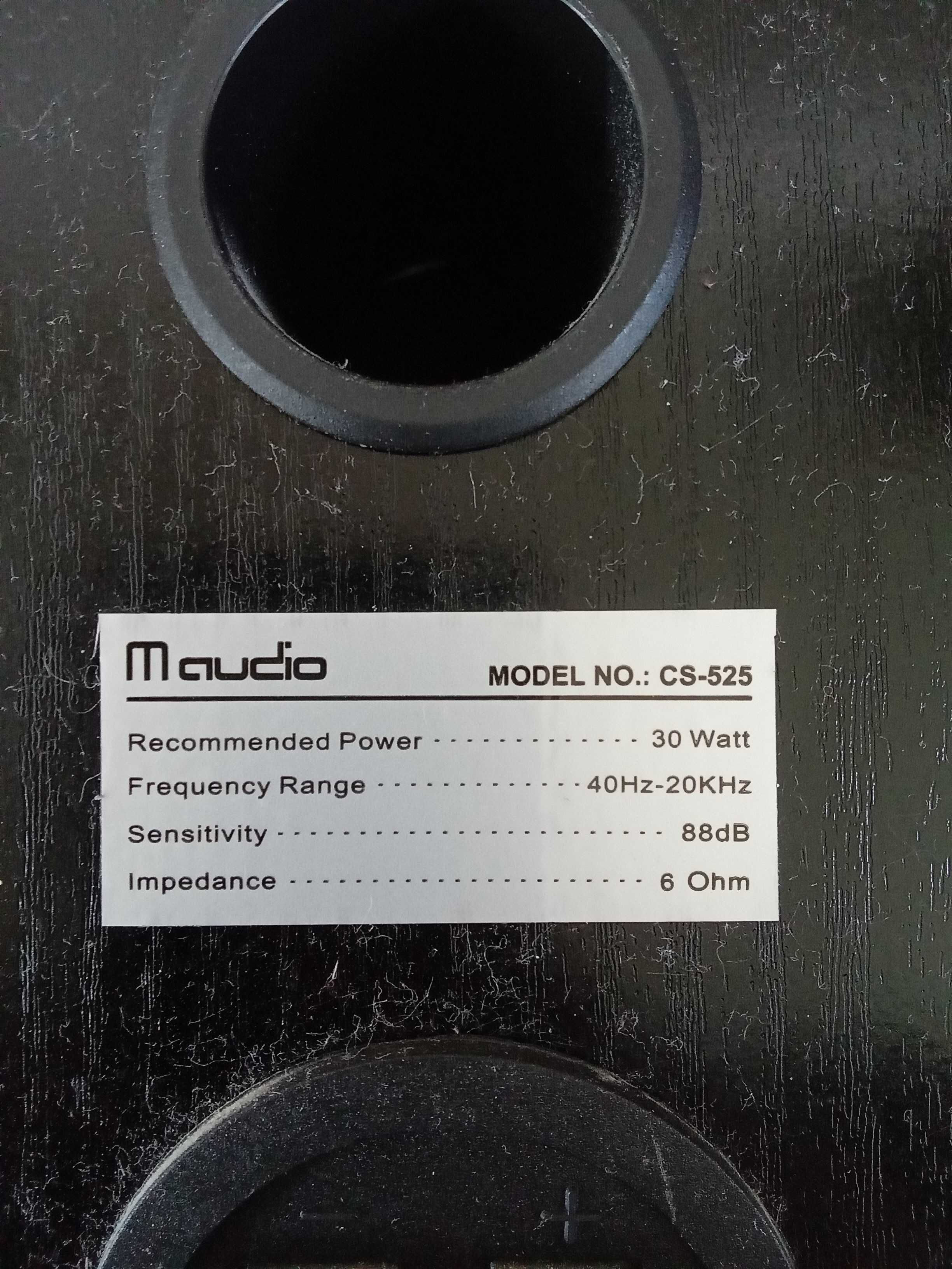 Wieża M AUDIO CS-525 z głośnikami 30W, radio, odtwarzacz DVD