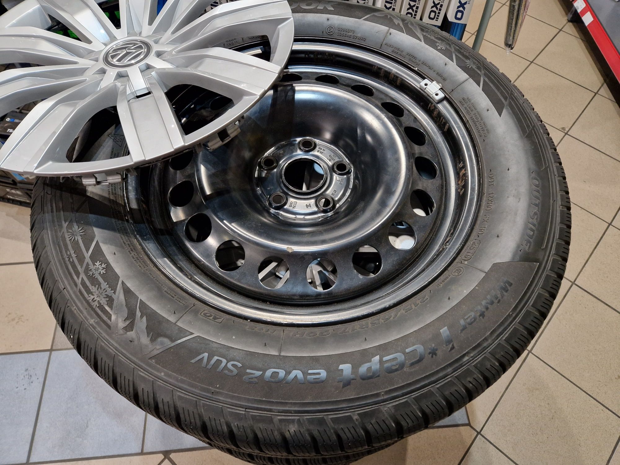 VW Tiguan Koła zimowe 17 5x112 215/65R17