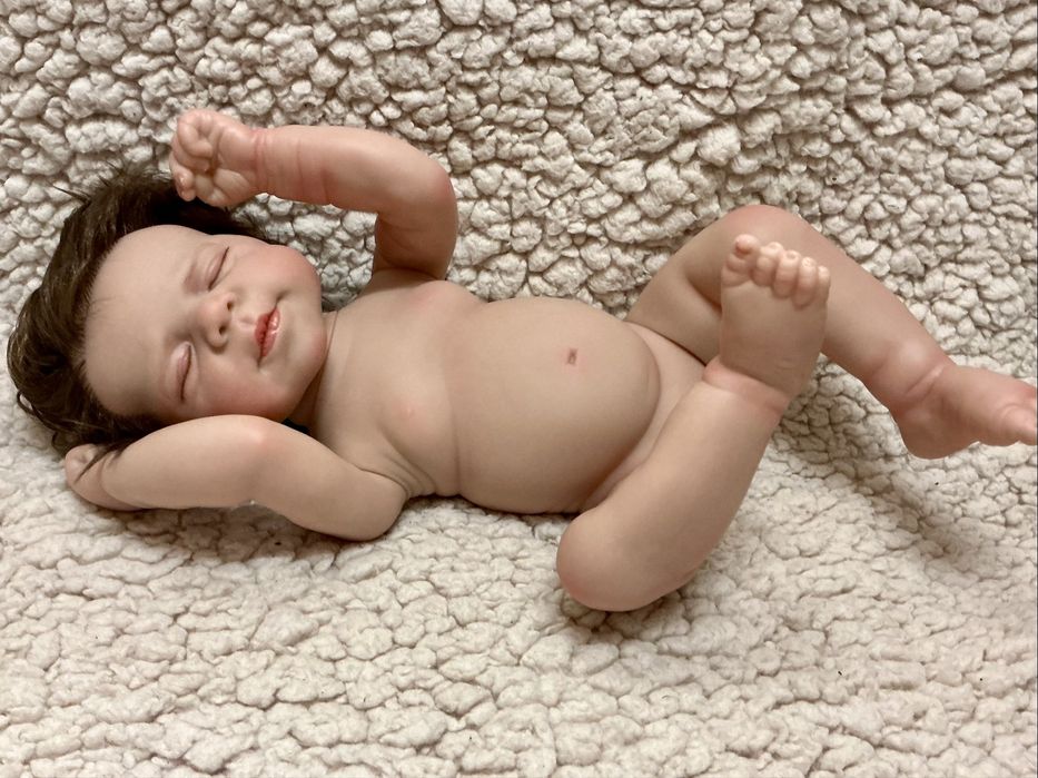 Lalka typu reborn chłopiec z wyprawką