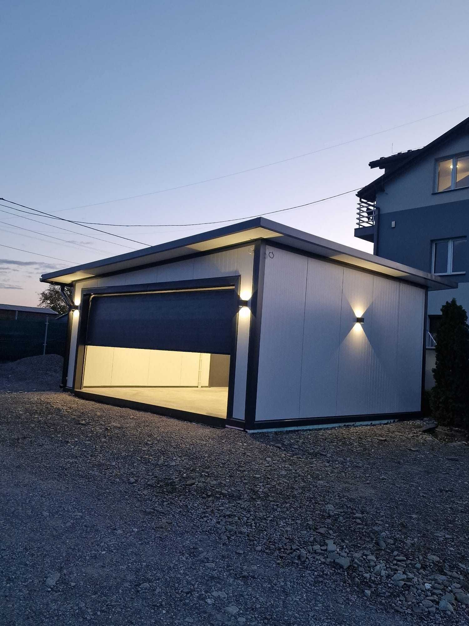 Hala 200m2 Płyta Obornicka Warstwowa PIR 10cm +projekt