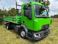 Renault D12 wywrotka, 12 ton DMC , zaczep do przyczepy , oryginalny kiper Meiller, mały przebieg od 1 właściciela z Niemiec, 6100 kg ładowność. manualna skrzynia , na resorze, idealna pod minikoparkę , przyczepę ( Mercedes ATEGO, AXOR, MAN TGM )  Wywrotka