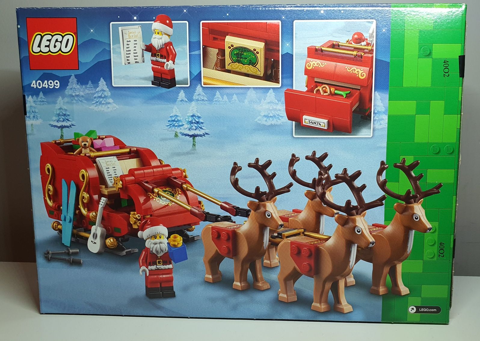 40499 Lego - Sanie Świętego Mikołaja - NOWY - Piękny zestaw !