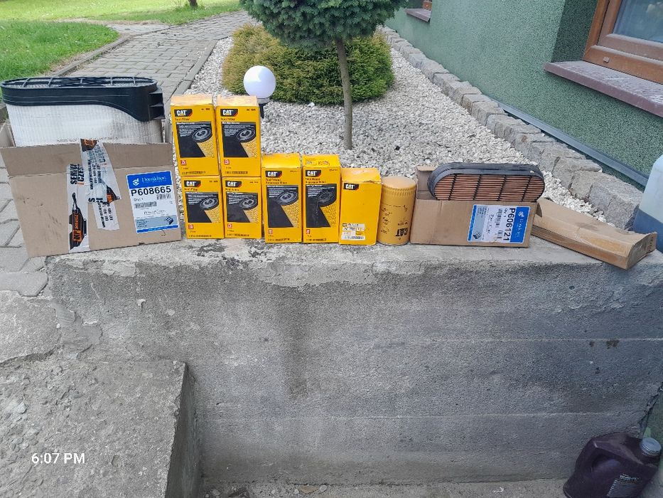 filtr paliwa, oleju, powietrza CAT oryginał