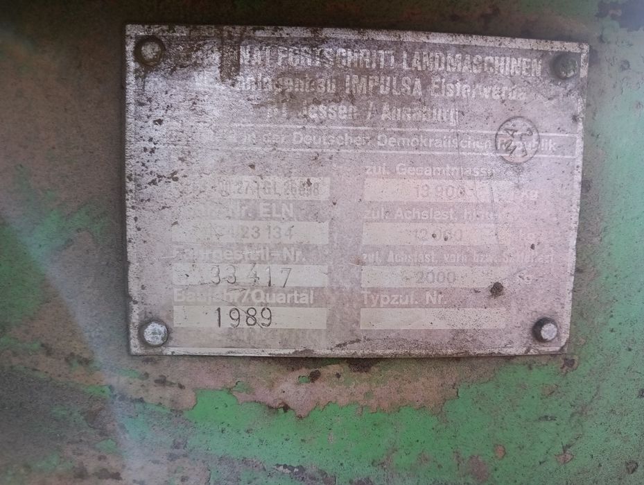 Beczkowóz fortschritt hts 10000l beczka asenizacyjne szambiarka