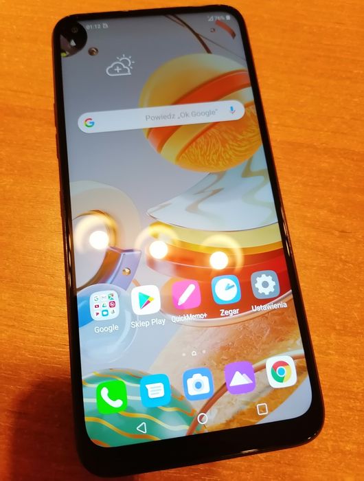 Zadbany Telefon Lg K61 - Pamięć Wewn. 128GB i 4GB RAM + Etui GRATIS