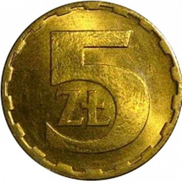 5 złotych 1984 stan okołomenniczy