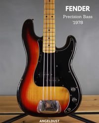 Fender Precision Bass Sunburst '1978 - original- Вінтажна бас гітара