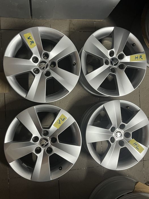 Оригінаоьні диски на Skoda Fabia, Rapid R15 5/100