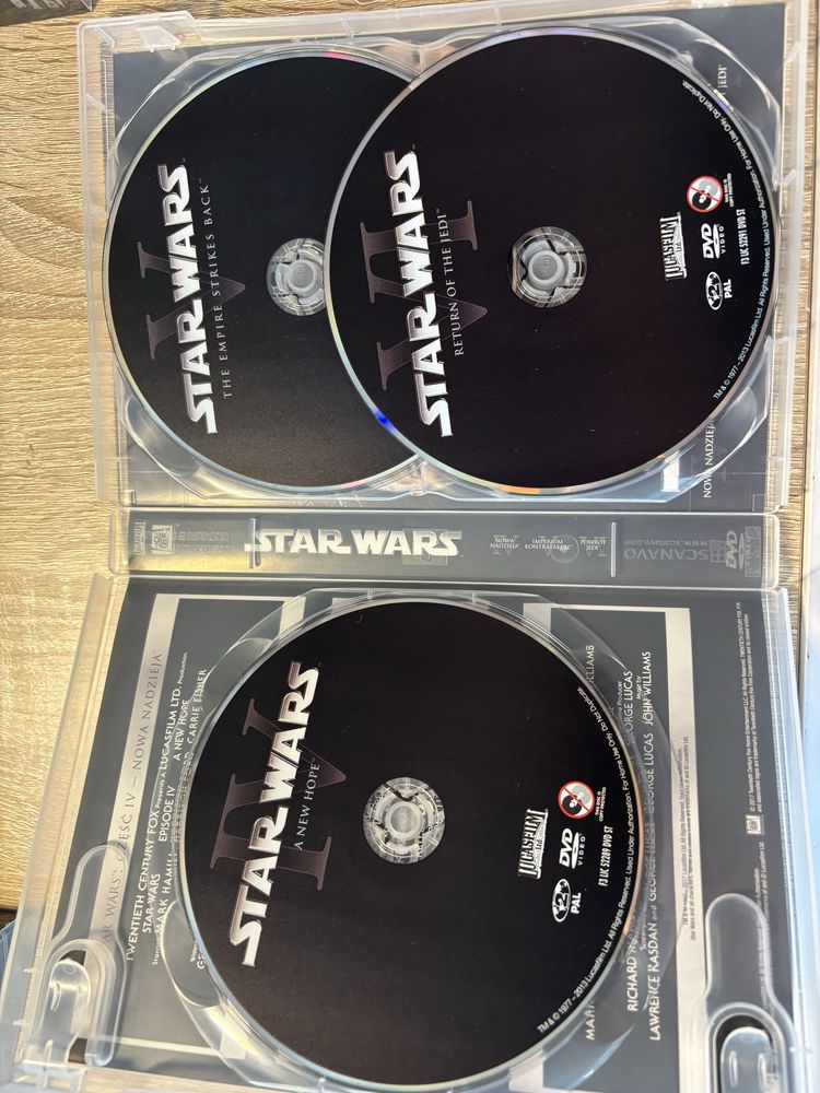 Star Wars Filmy - zestaw lub pojedynczo