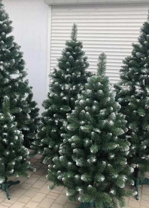 ОЧЕНЬ ПУШИСТАЯ штучная ёлка с белыми кончиками/Ассортимент/ Ялинка/Ель