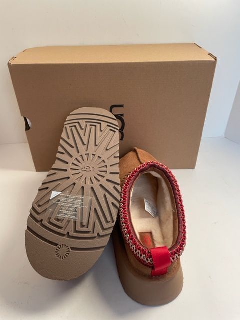 UGG australia tazz chesnut slipper угги рижі короткі натуральні