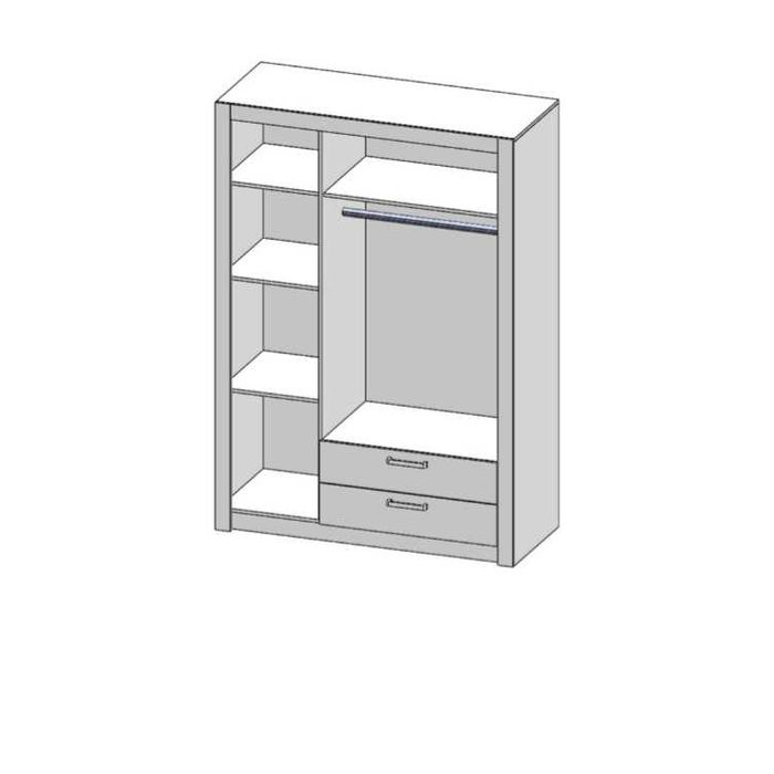 szafa timo 3d2s biel/beton