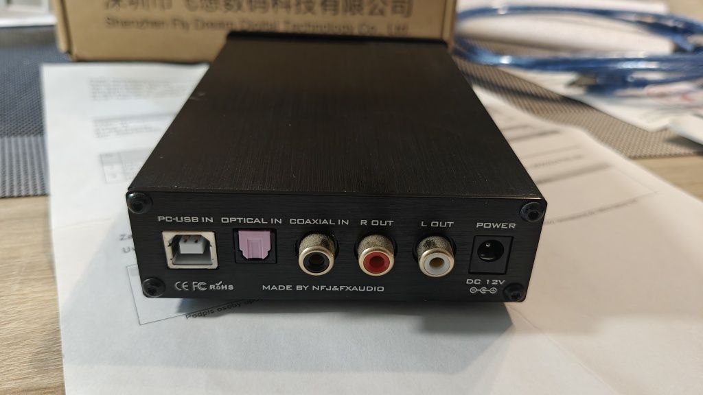 Karta dźwiękowa że wzmacniaczem Fx-Audio Dac X6