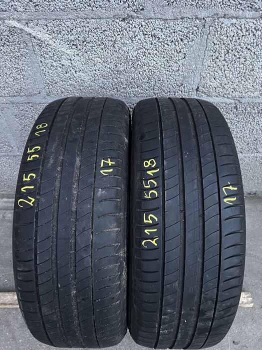 Dwie opony Michelin Primacy 3 215/55/18