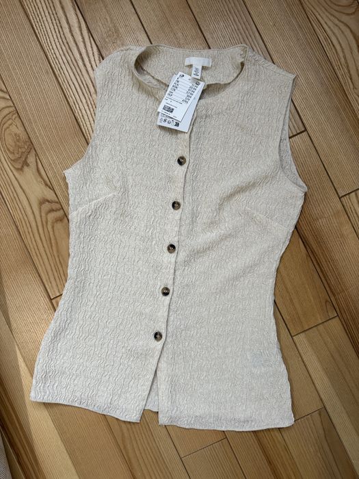 Блуза жіноча бежева від H/M нова розмір S.