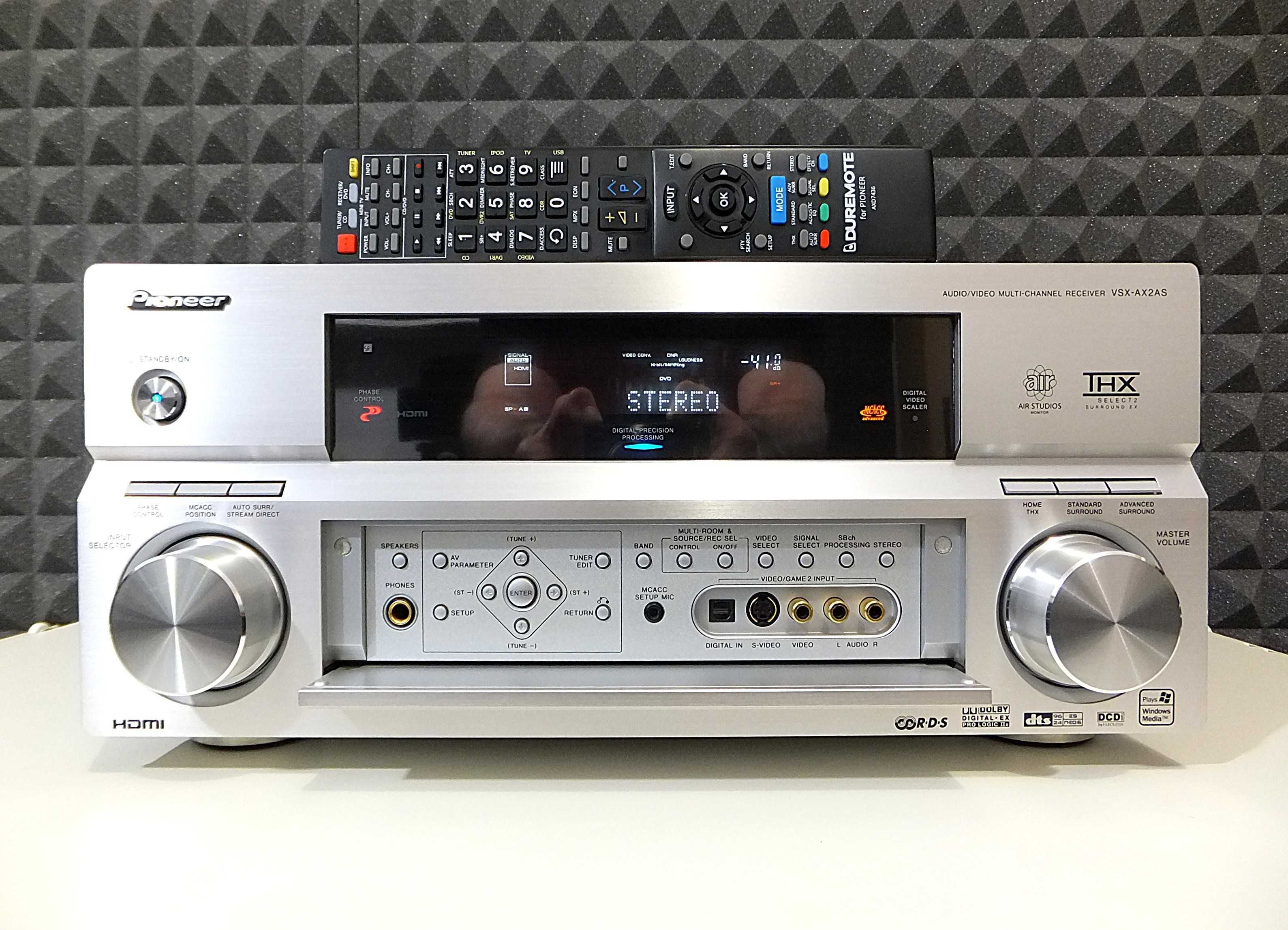 Amplituner kina domowego PIONEER VSX-AX2AS / THX / wysoki model !