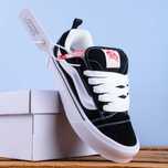 (1764) Кеди кросівки Vans Knu Skool Imran Potato чорні з білим (37-41)