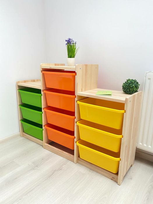 Комод для детской, вместительный органайзер шкаф в детскую комнату