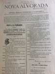 A Alvorada, Revista mensal litterár e scientífica, n.º1  de 1891. Rara