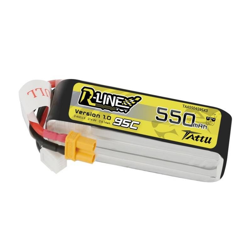 Akumulator Tattu R-Line 550Mah 14.8V 95C 4S1P