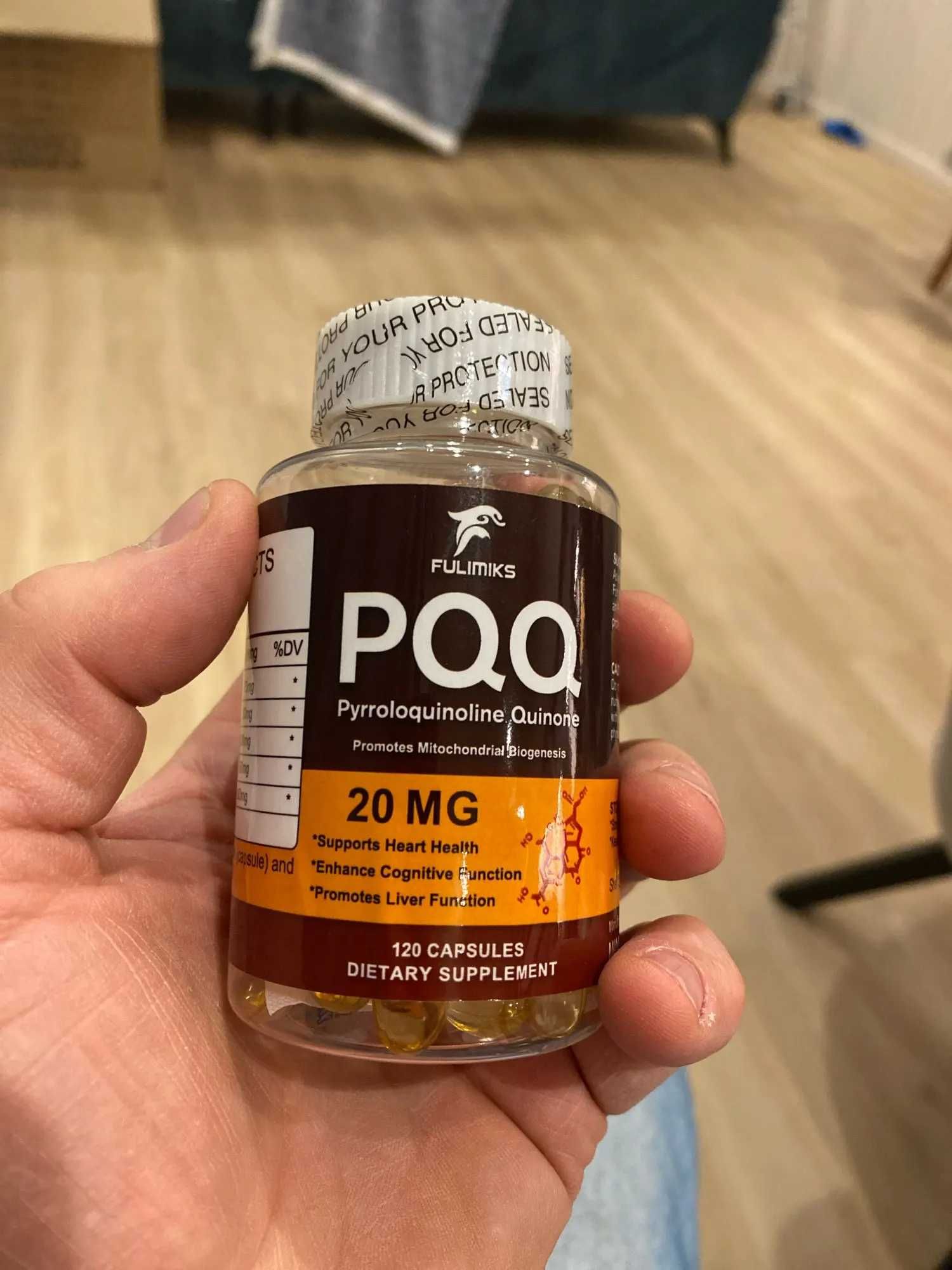 Suplement PQQ 20 mg - 120 tabletek ,Duża dawka